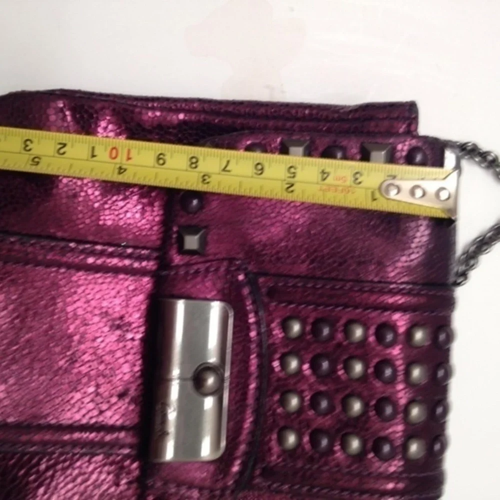 COACH RARE Studded KIRSTEN METALLIC CROSSBODY BAG
